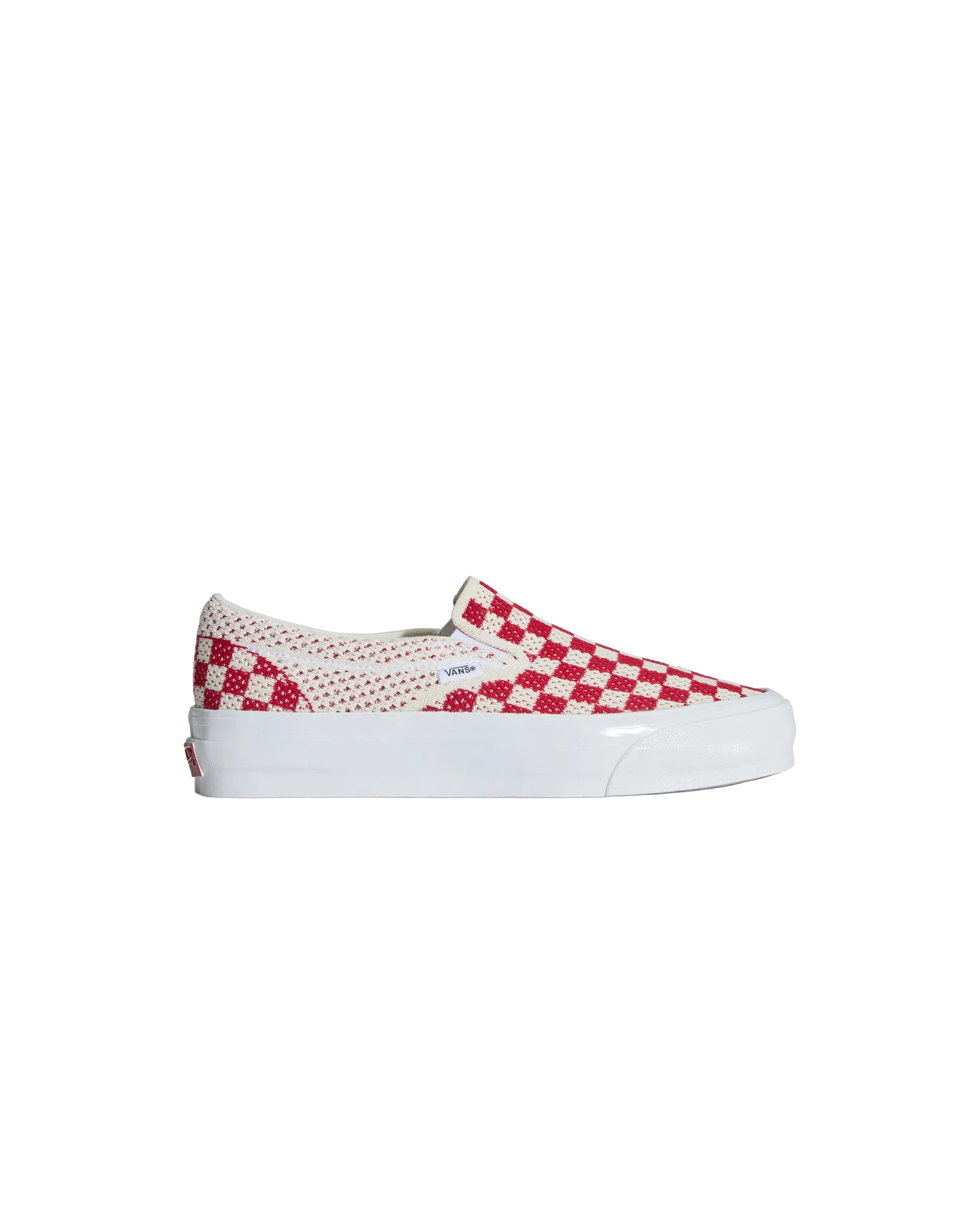 LX Classic Slip-On 98 EK Checkerboard Red/Marshmallow