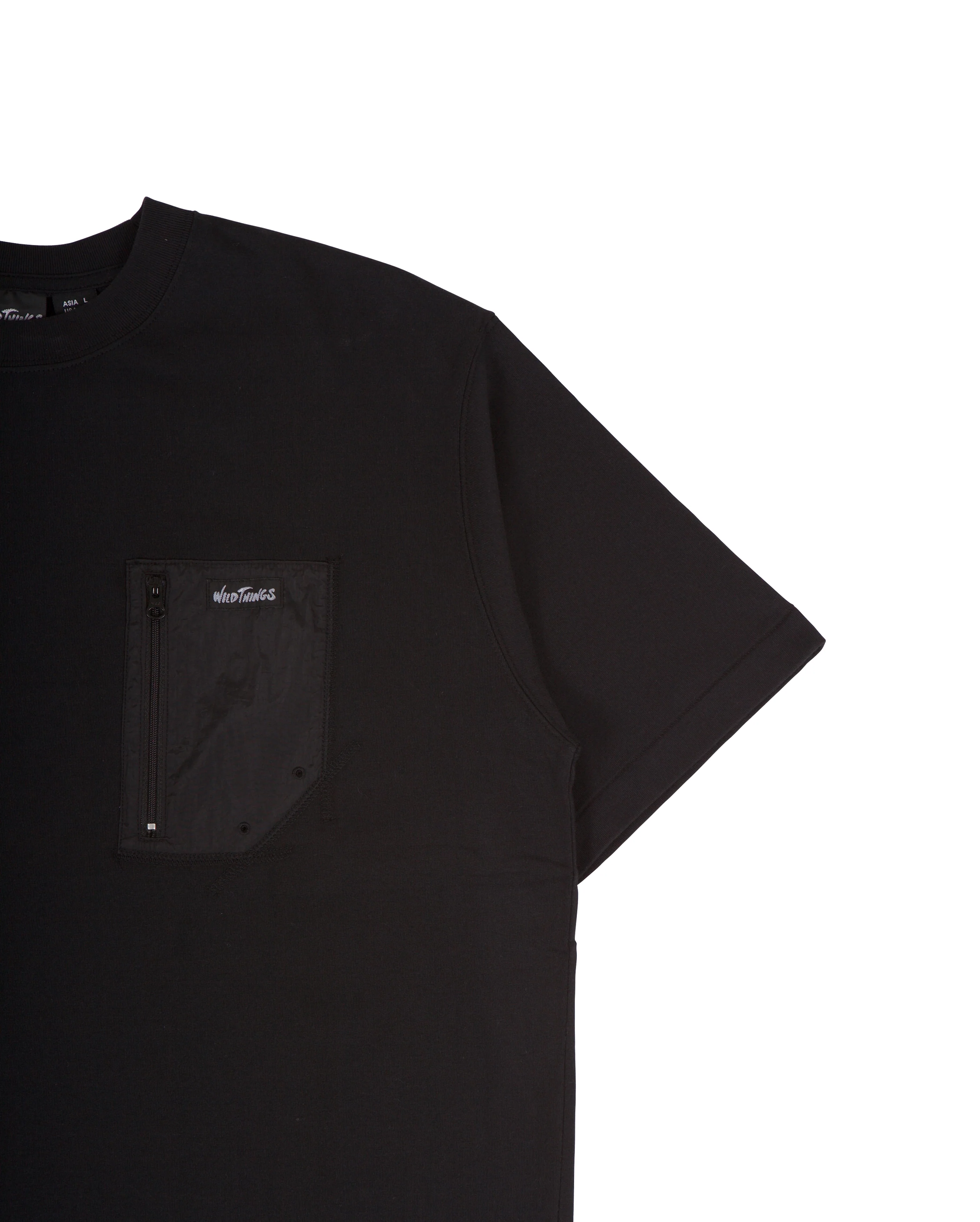Camp Pocket Tee Black - Image 3