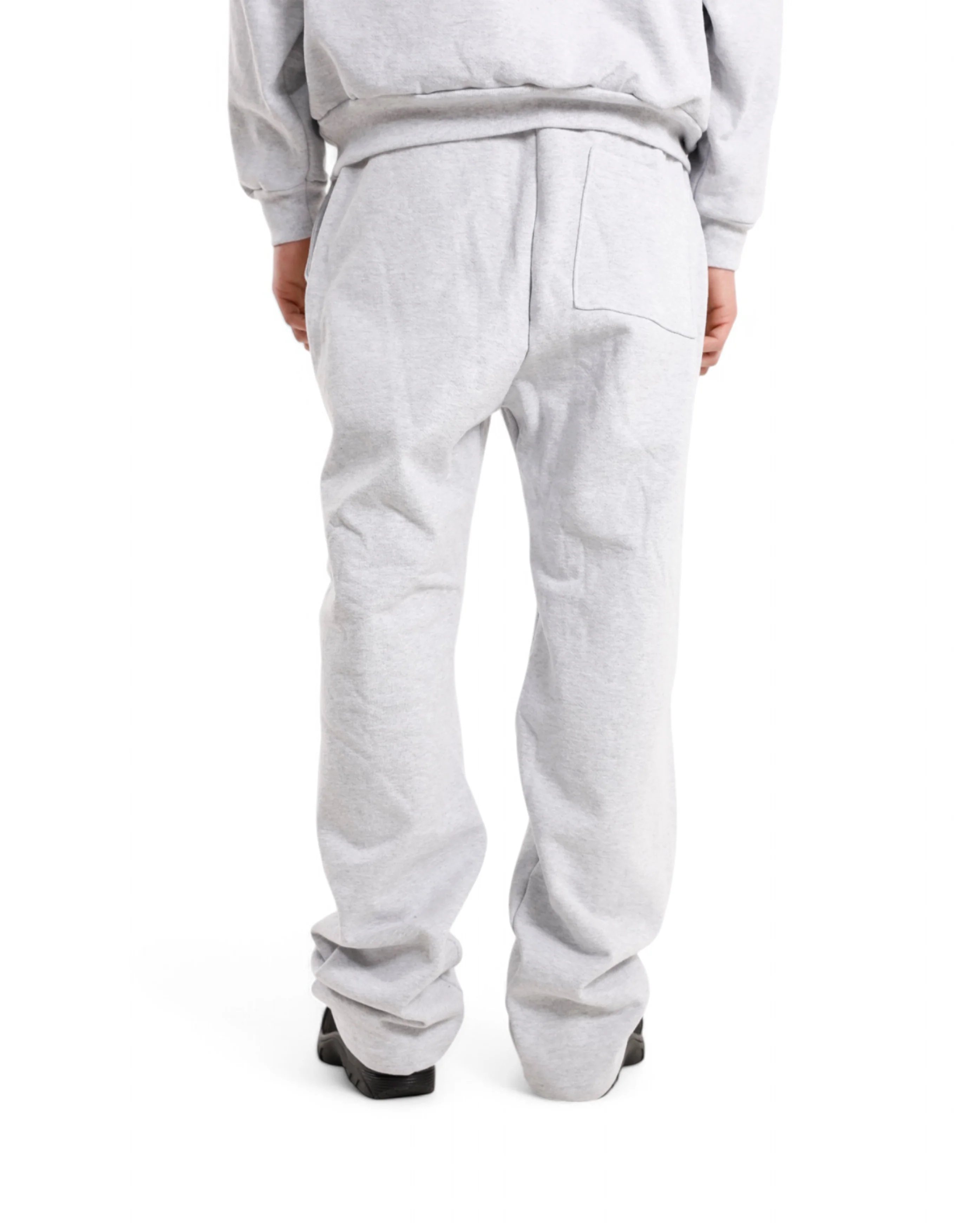 Wide Pant Heather Grey STW Embroidered - Image 4