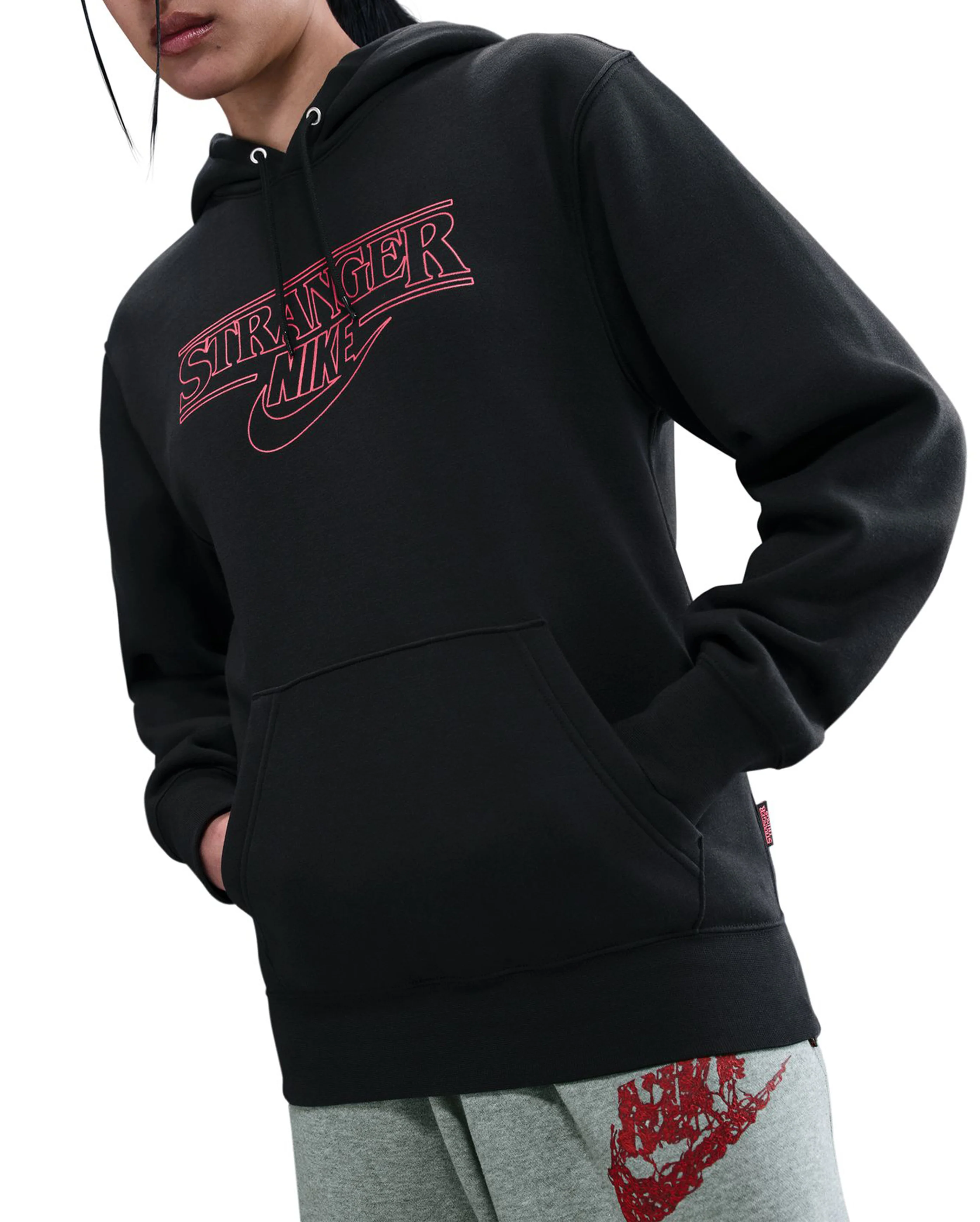 x Stranger Things Hoodie Black - Image 2